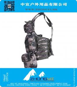 Digital camouflage military combat tactical vest paintball airsoft training protective uniform outdoor