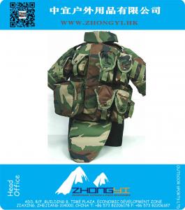US OTV Body Armor Carrier Tactical Vest Ver5 Woodland