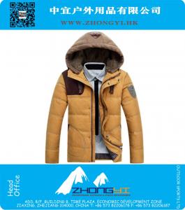 Warm Heavy Thicken Mens Down Jacket Winter Outdoor Down Coats Men Parka Outerwear Cold Overcoat