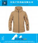 Winter Tactical Jacket Military Uniform Outdoor Soft Shell Fleece Hoody Jacket Men Thermal Hunting Clothing Casual Hoodies